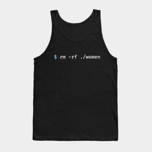 Linux Script Remove Women Folder Tank Top